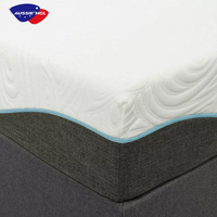 OEM Roll up Confortable king High Density mousse chambre à coucher Colchones Matelas De Espuma mémoire de forme en latex Matelas à mémoire de forme