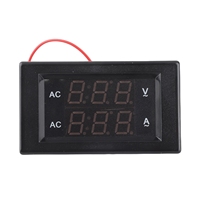 YB4835VA Tampilan Digital AC 500V/50A LED Ampere Meter Voltmeter