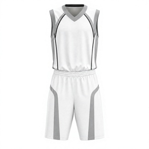Ensemble de maillots de basket-ball orange pour hommes, sans manches, col en V, uniforme, short respirant, vêtements d'équipe pour adultes, vente en gros, impression de logo personnalisée - Product Image 1