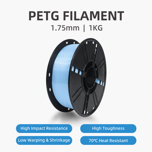 Filamento PETG Mate de 1.75mm y 1kg, Bajo Brillo, Consumibles para Impresora 3D, Servicio de Moldeo, Múltiples Colores para Impresiones FDM Profesionales - Product Image 1