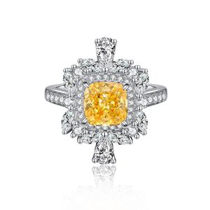 Magnifiques bagues de fiançailles en argent sterling S925 plaqué <span class=keywords><strong>platine</strong></span> de haute qualité avec diamant rose simulé - Product Image 6