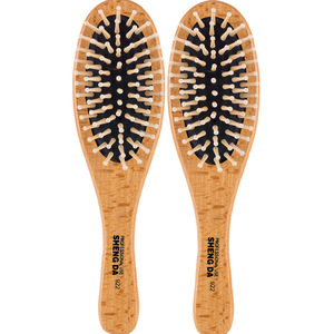 แปรงนวดผมไม้ทรงรีขนาดใหญ่ รุ่น 922 สำหรับมืออาชีพ ยี่ห้อ Sheng Da - Product Image 5
