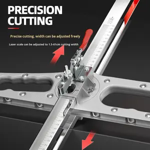 Gipskartonschneider Universalmesser Schneidwerkzeug mit Führungsschiene Holzbearbeitungs-Schneidewerkzeug K SWAP SHIFTER Neues Trockenbau-Schneidegerät - Product Image 2