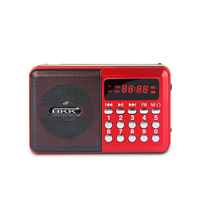 Factory Portable Stereo Audio TF Card MP3 Digital Music Player Mini Bluetooth FM Radio