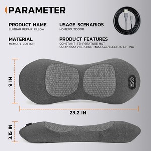 <span class=keywords><strong>Masseur</strong></span> <span class=keywords><strong>lombaire</strong></span> électrique ergonomique 3-en-1 amélioré pour soulager les douleurs lombaires et ajustable - Product Image 4