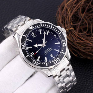 2025 Original Design <b>Men's</b> Mechanical <b>Diving</b> <b>Watch</b> Customized Logo with Sapphire Glass and 22mm Stainless Steel Rubber Strap - Product Image 1