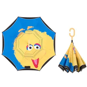 Cartoon Karakter Patroon Kids Mini Reverse Paraplu