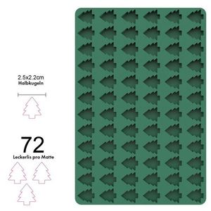 Moules en silicone antiadhésifs pour mini-sapins de Noël et pain d'épices, pour fondant, pâtisserie, bonbons, chocolat, décoration de gâteaux, personnalisables -40°C - Product Image 2