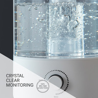 Humidificateur Électrique Personnalisé 5L à Brume Froide, Remplissage par le Haut, Veilleuse LED, Humidificateurs Ultrasoniques pour Hôtel et Usage Domestique, Idéal pour Chambre à Coucher
