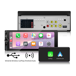 Nhịp điệu phổ 1din 6.86 inch có thể thu vào HD màn hình cảm ứng xe stereo GPS Navigation tiktok gương liên kết có dây Carplay Bảng điều khiển - Product Image 2