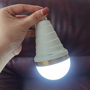 Ampoule LED d'urgence haute tension AC85-265V 15W, diamètre 8CM, culot E27, puces SMD 2835, boîtier en plastique ABS, batterie 1200mAh, 4100K - Product Image 1