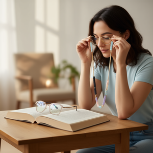 Catena per occhiali 70CM con fibbia in plastica tre in uno - Product Image 3