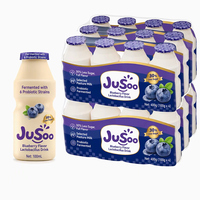 Boisson lactée probiotique fermentée à 6 souches de bactéries lactiques, 100 ml, faible teneur en sucre, sans gras, vente en gros