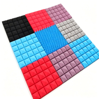 Nouveauté : Panneaux acoustiques insonorisants en mousse PU, panneaux muraux insonorisants, dalles de style varié, panneaux d'isolation acoustique