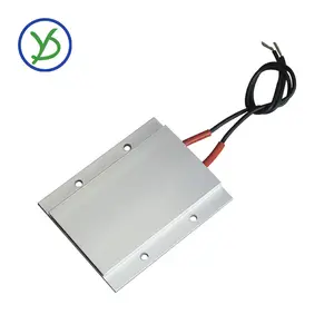 Yếu tố làm nóng gốm Nhiệt 12V-220V 77*62mm PTC nóng với vỏ nhôm