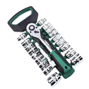Juego de 20 mangos de espejo de 1/2 pulgada, herramientas de reparación automotriz, llave de carraca de liberación rápida - Product Image 1