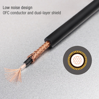 GTC016BG Yinyu 22AWG 6.35mm Oxygen-Free Copper Instrument Cable with Gold-Plated 1/4" Connectors