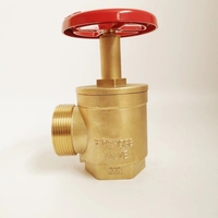 Fabricant CA – Vanne d'arrêt d'incendie en laiton à angle droit 1,5/2,5 pouces pour hydrant, protection incendie, durable, installation facile, ISO