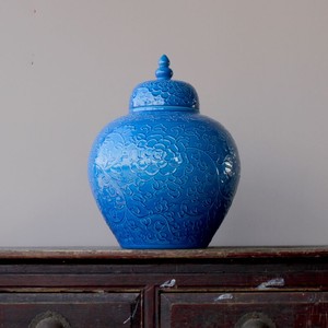 โถวัดเครื่องเคลือบดินเผาสีเขียวจีนโบราณ,โถขิงเซรามิกบรรเทาโบราณ - Product Image 2