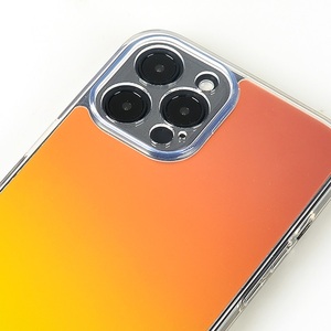 Custodia rigida per telefono in acrilico TPU morbido <span class=keywords><strong>arcobaleno</strong></span> Laser trasparente galvanica opaca di lusso per <span class=keywords><strong>iPhone</strong></span> 13 12 Pro Max 11 Mini <span class=keywords><strong>Cover</strong></span> - Product Image 4