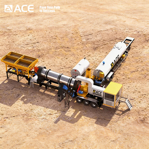 Centrale <span class=keywords><strong>à</strong></span> asphalte mobile ACE IAP120 <span class=keywords><strong>à</strong></span> double tambour, contrôlée par PLC, haute efficacité, pompe <span class=keywords><strong>à</strong></span> faible consommation, prix compétitifs - Product Image 2