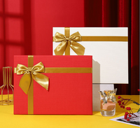 Boîte en carton blanc épais personnalisée, réutilisable, vide, pour emballage cadeau
