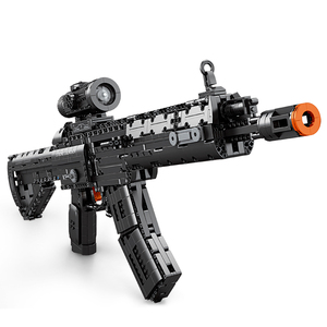 ปืนไรเฟิล Reobrix 77024 QBU-191 จำนวน 1593 ชิ้น ทำจากพลาสติก ABS ยาว 79.7 ซม. แม็กกาซีนถอดได้ ระบบแมนนวลค็อกกิ้ง สำหรับอายุ 14 ปีขึ้นไป ของสะสมสำหรับนักสะสมอาวุธจีน - Product Image 1