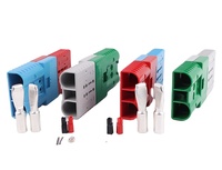 Connecteur de charge de batterie rouge avec contact auxiliaire, série REMA SBE, connecteur de chariot élévateur à fourche 2 broches SRE160 SBE160 320A