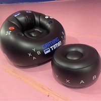Nouveau design, pouf gonflable portable en PVC, canapé gonflable, chaise longue pliable pour les jeux sportifs, chaise de jeu portable