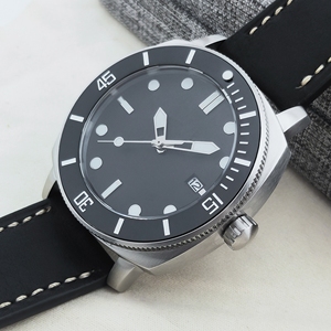 NOUVELLES Montres automatiques de luxe 42 mm avec cadran stérile, mouvement <span class=keywords><strong>NH35</strong></span>, verre saphir, logo personnalisé, résistance à l'eau 100 m - Product Image 5