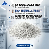 Agent de lubrification Erucamide CAS 112-84-5, additif plastique pour l'extrusion de films, agent anti-blocage, haute stabilité thermique, pureté 99%