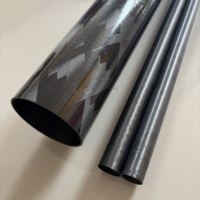 Tube composite en carbone époxy enroulé de filament, poteau en fibre de carbone de qualité industrielle, haute résistance, léger et anticorrosion