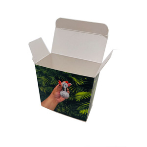 กล่องน้ำหอมกล่องใส่น้ำหอมแชมพูหรูหราบรรจุภัณฑ์เครื่องสำอางพิมพ์โลโก้กระดาษ350gsm สีสันสดใสขนาดเล็ก - Product Image 1