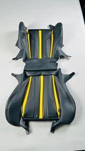 Fundas de Asiento de Cuero de Grano Completo Hechas a Medida, Opciones Multicolores para el <span class=keywords><strong>Interior</strong></span> del SUV <span class=keywords><strong>Audi</strong></span> Q5 - Product Image 3