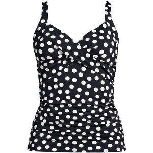 ชุดว่ายน้ำผู้หญิงแบบ Tankini ทนคลอรีน คอวี ผ้ายืดโพลีเอสเตอร์ UPF50+ แบบไม่มีแขน - Product Image 3