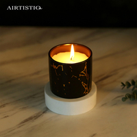 Bougie parfumée en céramique Offre Spéciale Grain de marbre Design de luxe