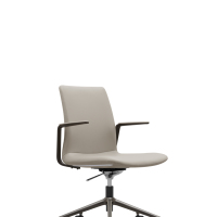 Chaise de bureau exécutive ergonomique moderne en cuir réglable et confortable, chaise de conférence adaptée aux bureaux à domicile