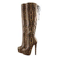 Bottine de sécurité pour femme en cuir, matériel à talon haut, plateforme de sécurité, pour saison d'automne, 2020
