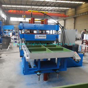 Presse hydraulique automatique pour la fabrication <span class=keywords><strong>de</strong></span> tapis <span class=keywords><strong>d</strong></span>'éjection en caoutchouc pour sols - Product Image 1