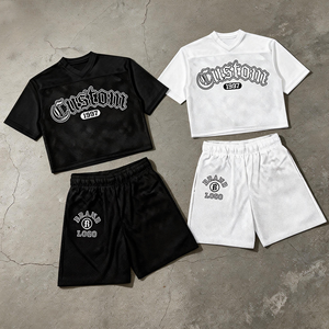 Conjunto de Ropa Deportiva Personalizada de Alta Calidad, Camiseta de Fútbol, Pantalones Cortos, Trajes de Fútbol Sublimados, Camisetas de Baloncesto de Malla para Hombre - Product Image 1