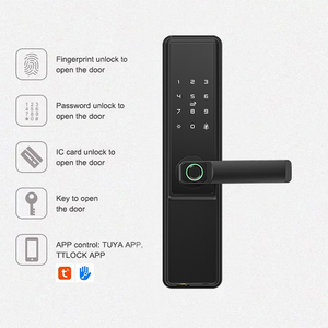 ANG ล็อคประตูด้วยรหัสชีวมิติโดยไม่ใช้แบตเตอรี่ AA ล็อคประตูอัจฉริยะ Wi-Fi ระยะไกลด้วยลายนิ้วมือ - Product Image 5