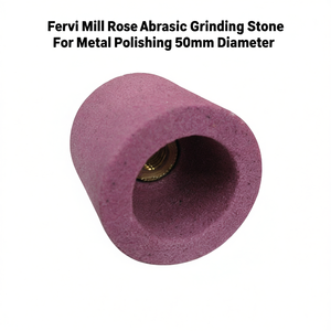 Piedra Abrasiva Fervi Mill Rose para Pulir Metal, 50 mm de Diámetro - Product Image 2