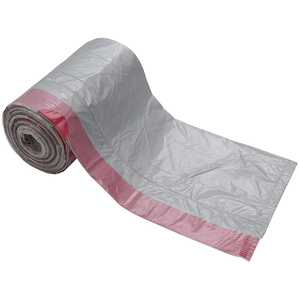 Sacs poubelles étanches robustes à cordon avec logo imprimé personnalisé Matériau PLA biodégradable pour revêtements de poubelle commerciaux - Product Image 6