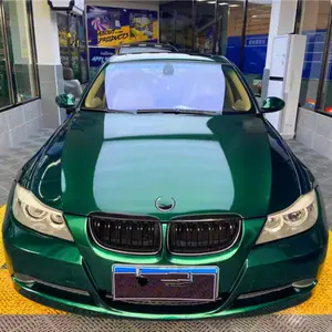 ONDIS New color glossy metallic Jet green car decoration car vinyl wrap with air release