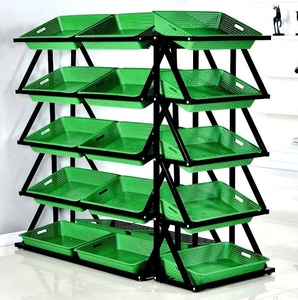 Nhiều lớp nhiệm vụ nặng nề trái cây và rau Rack hiển thị cho siêu thị và cửa hàng tiện lợi Kệ trái cây - Product Image 6