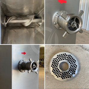 Hachoir à viande industriel OCEAN, machine à hacher la viande congelée, Tritacarne <span class=keywords><strong>Ossa</strong></span>, machine à hacher la viande congelée - Product Image 5