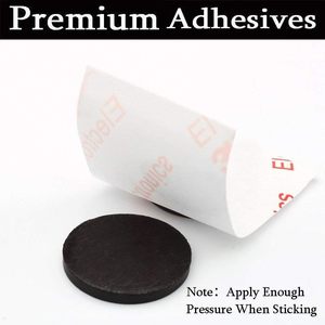 40มม. x 2มม. 1.5มม. มีกาวในตัวจุดแม่เหล็กยืดหยุ่นทรงกลมสำหรับงานฝีมือ DIY บ้านสำนักงานยางแม่เหล็ก40x2 40X1.5มม. - Product Image 4