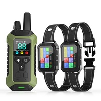 Clôture GPS invisible imperméable pour l'entraînement et le suivi des animaux de compagnie, collier de clôture GPS sans fil à choc électrique pour chien