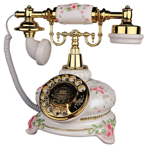 Labada F04ย้อนยุคยุโรปชนบทแฟชั่นย้อนยุคโทรศัพท์บ้านความคิดสร้างสรรค์ไร้สายโทรศัพท์บ้านแบบมีสายส่งข้อความเสียง - Product Image 4