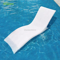 Vente directe d'usine, chaise longue moderne pour hôtel, plage, piscine, ensemble de salon de jardin, mobilier d'extérieur, chaise longue en plastique